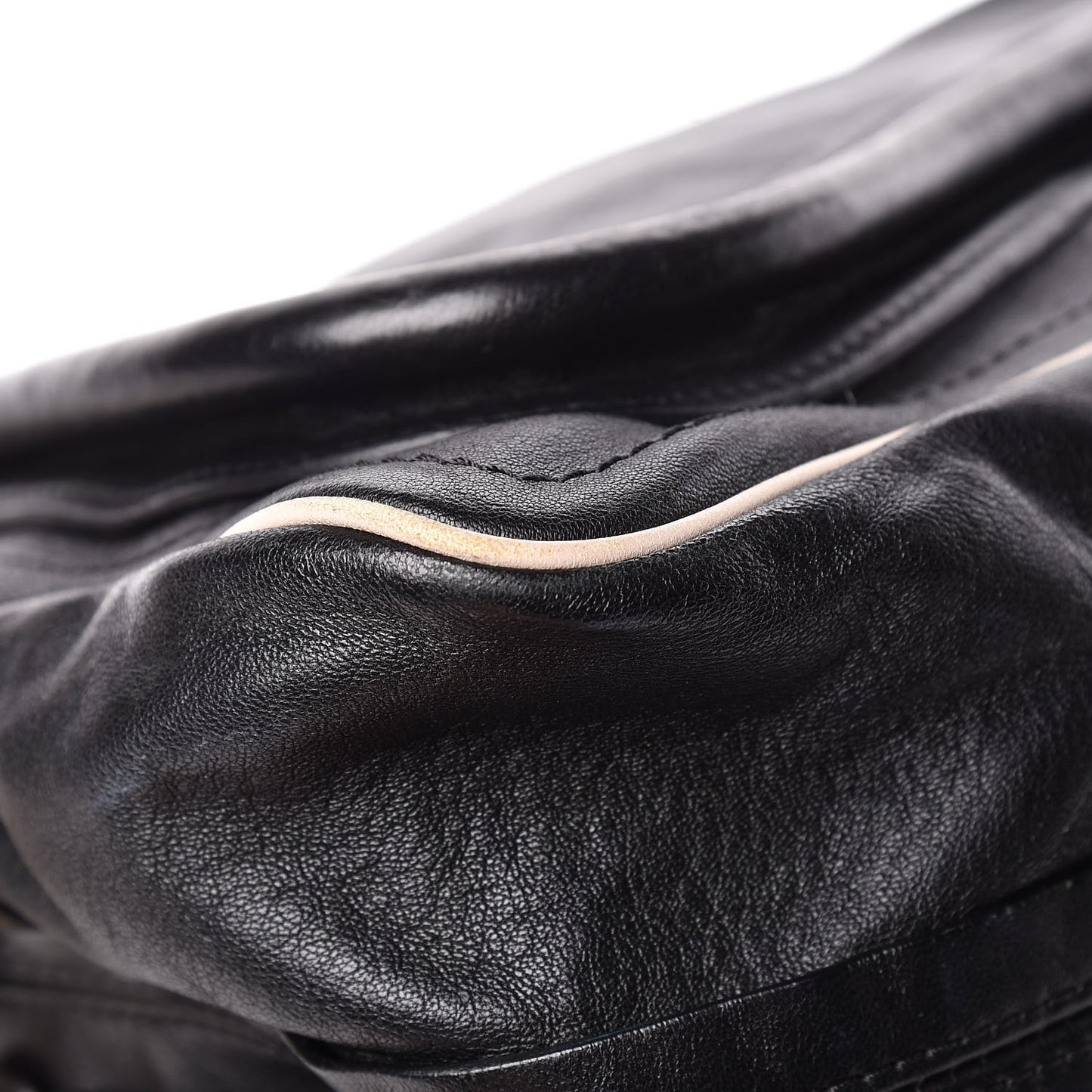 Calfskin Medium Military Paraty Black