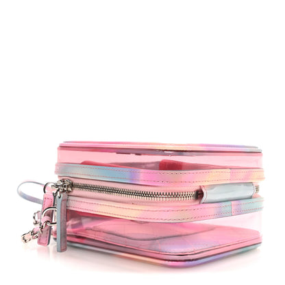 Chanel PVC Patent Calfskin Patent Lambskin Vertical Vanity Case Pink 4 of 10