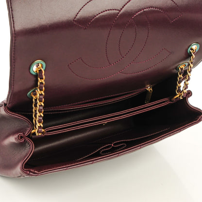 Chanel Lambskin Quilted Coco Vintage Jumbo Flap Purple 5 of 8