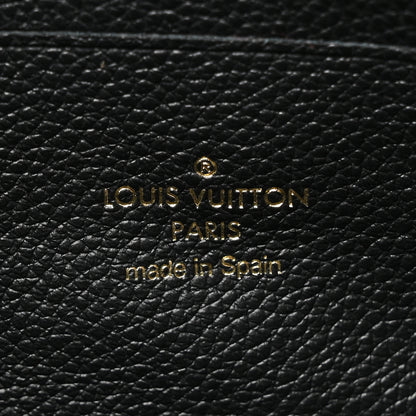 Louis Vuitton Empreinte Monogram Giant Double Zip Pochette Black Cream 8 of 12