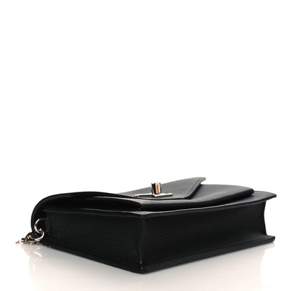 Louis Vuitton Soft Calfskin My Lockme Chain Pochette Black 4 of 10