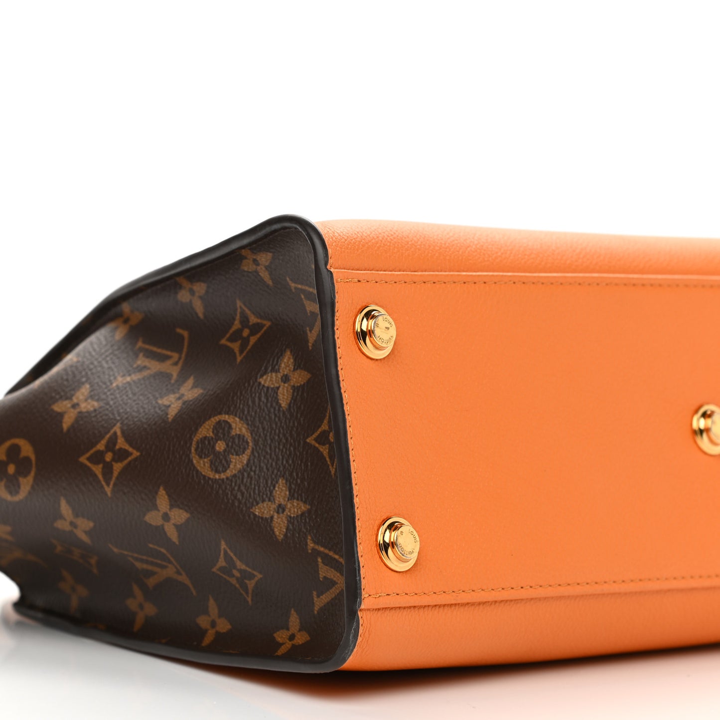 Calfskin Monogram On My Side Summer Gold