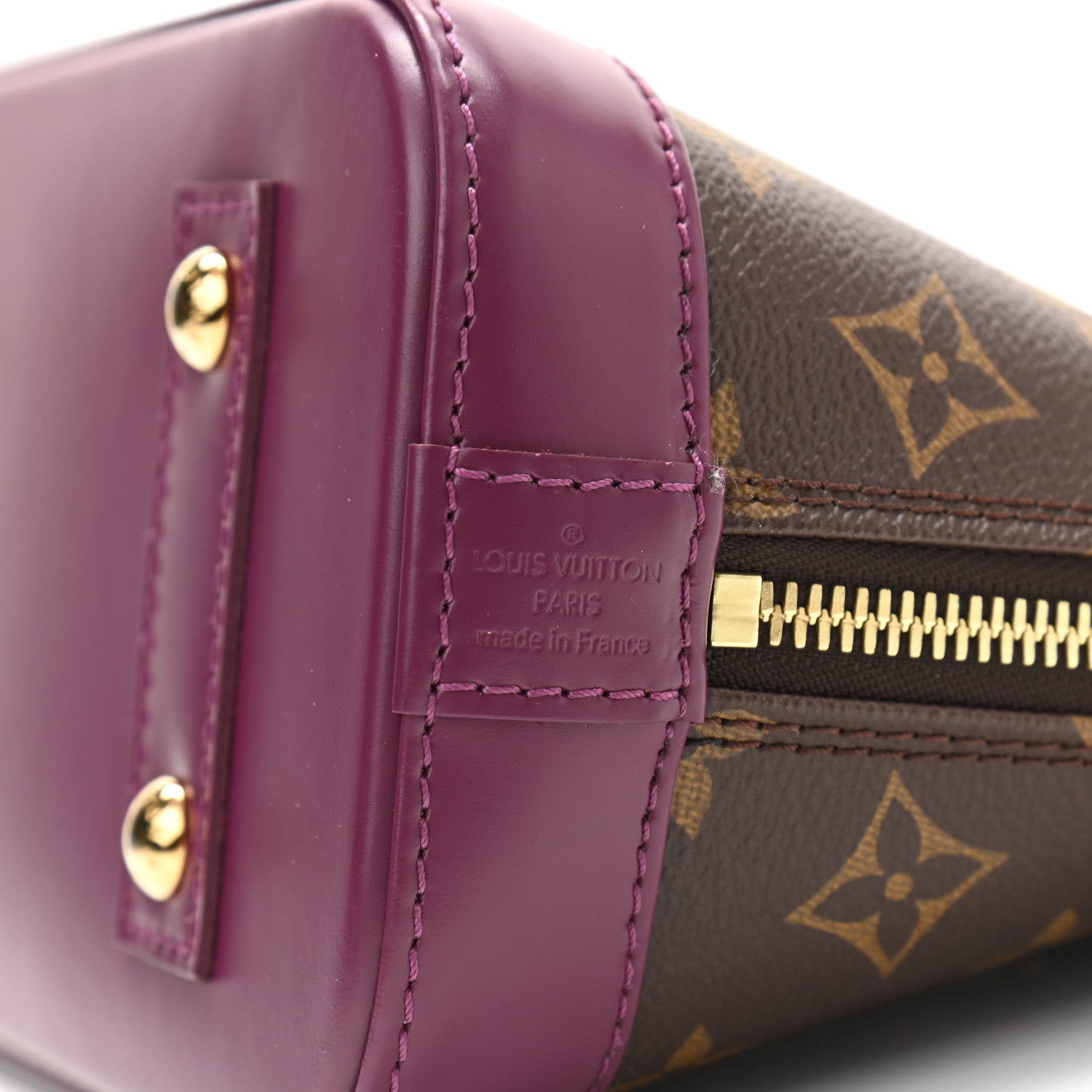 Louis Vuitton Monogram Totem Alma BB Magenta 6 of 10