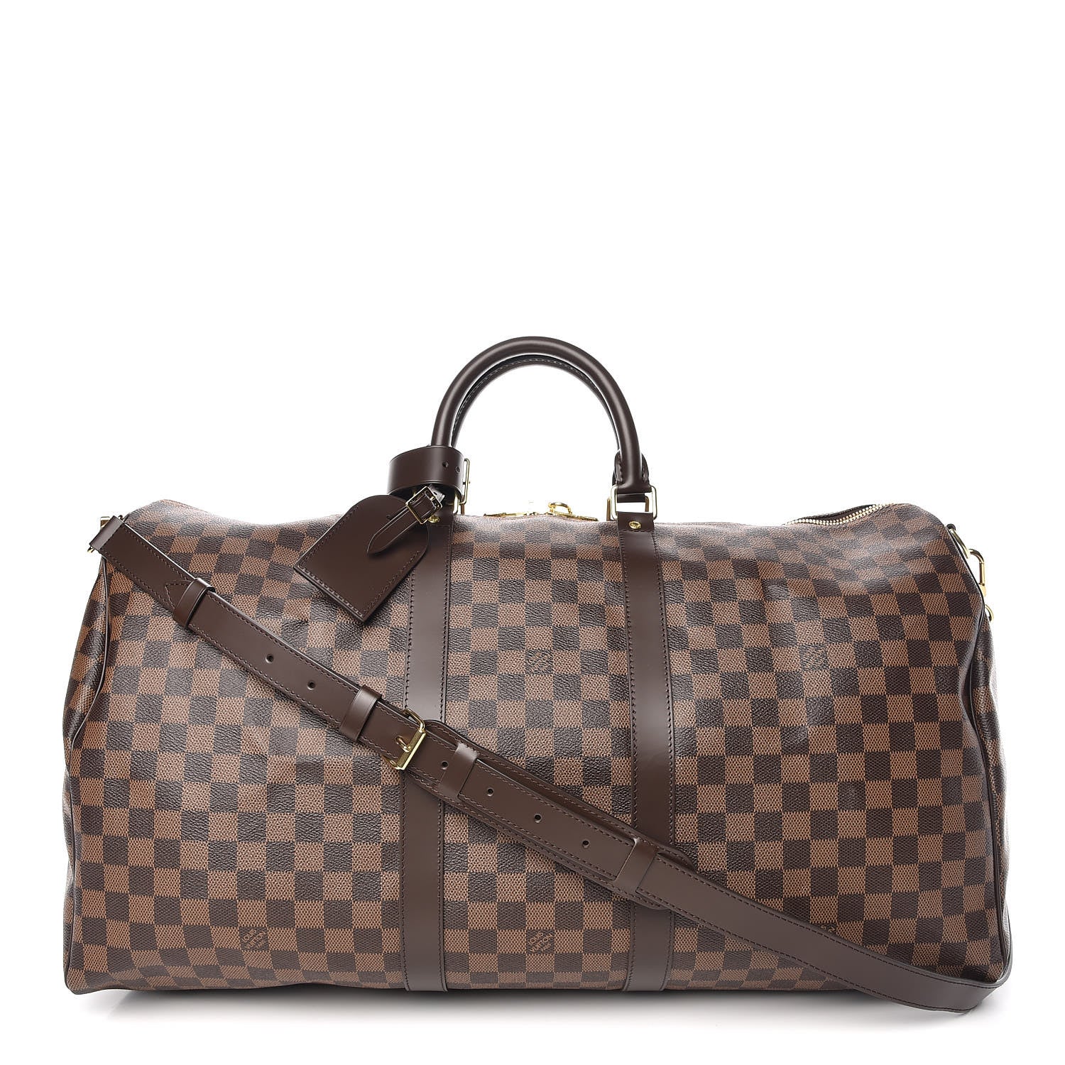 Louis Vuitton Damier Ebene Keepall Bandouliere 55 1 of 10