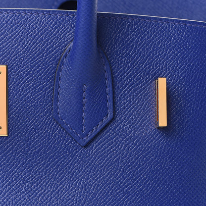 Hermes Epsom Birkin 30 Bleu Electrique 24 of 37
