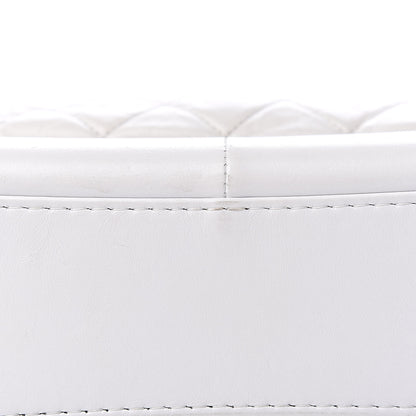 Chanel Aged Calfskin Quilted Large Gabrielle Hobo White 11 of 12