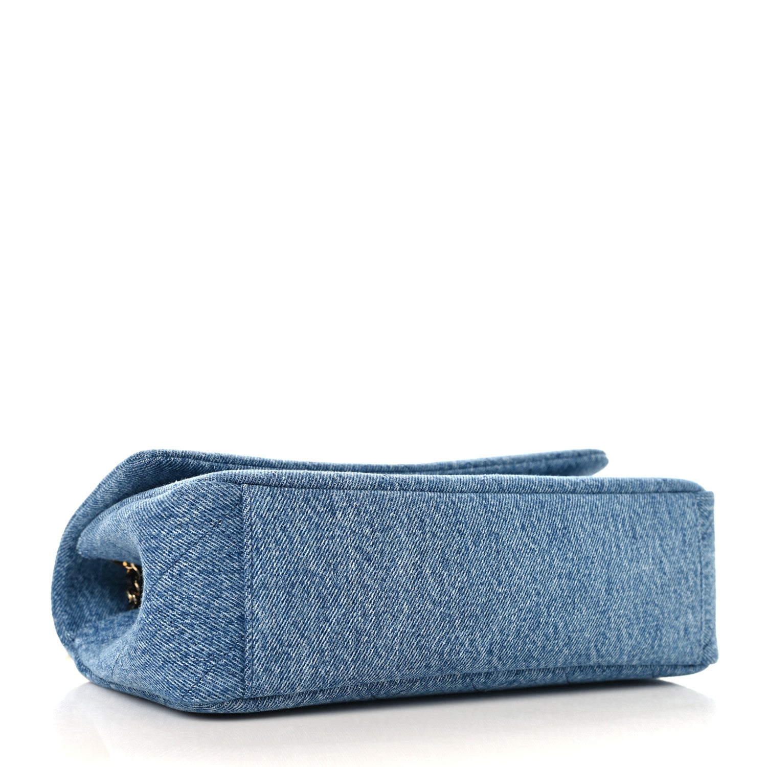 Chanel Denim Quilted Eyes On You Flap Blue 5 of 23