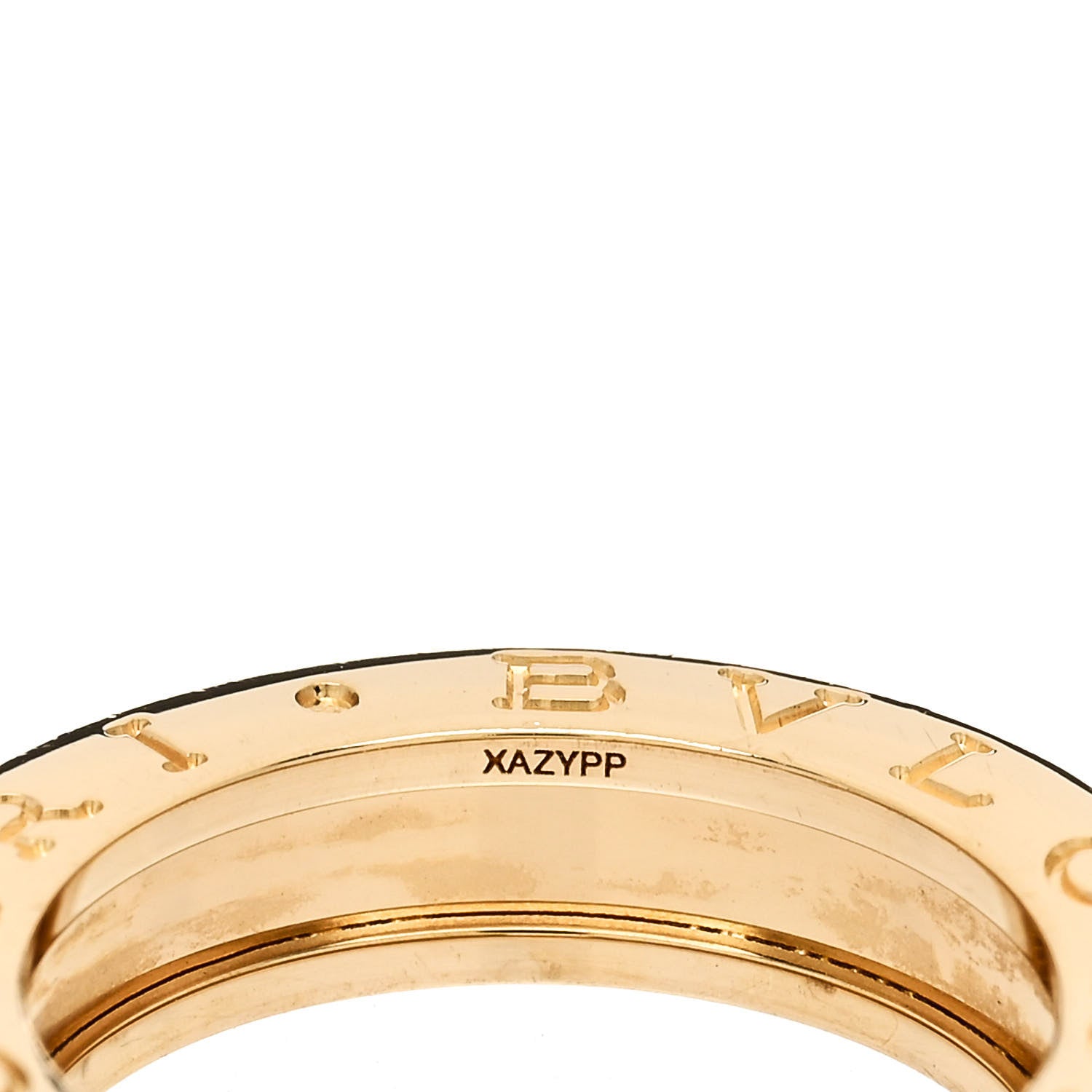 Bulgari 18K Yellow Gold B.Zero1 One-Band Ring 48 4.5 6 of 6