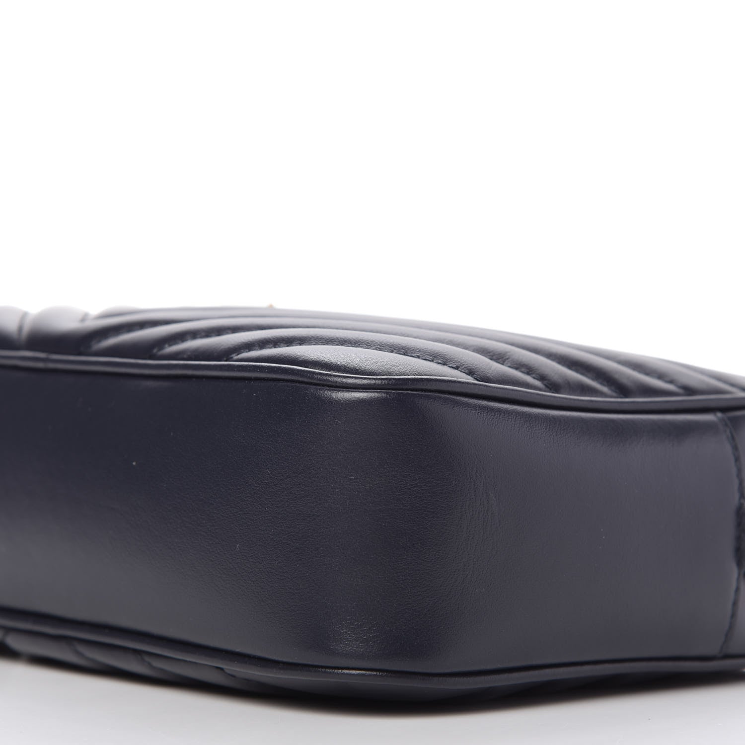 Saint Laurent Calfskin Matelasse Monogram Lou Camera Bag Navy 7 of 11