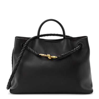 Bottega Veneta Silky Calfskin Medium Andiamo Shoulder Bag Fondant 1 of 11