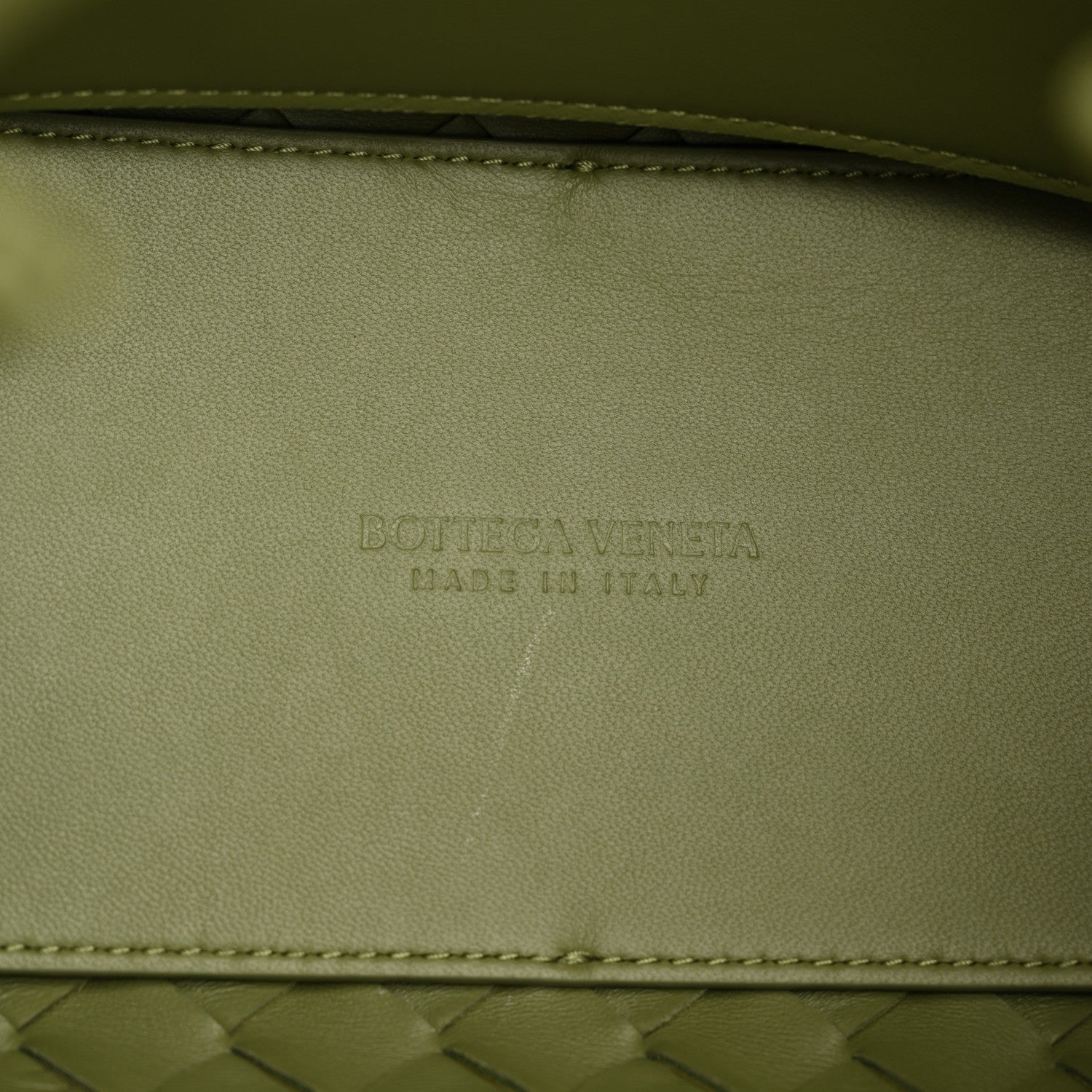 Bottega Veneta Nappa Intrecciato Small Andiamo Shoulder Bag Matcha 6 of 9