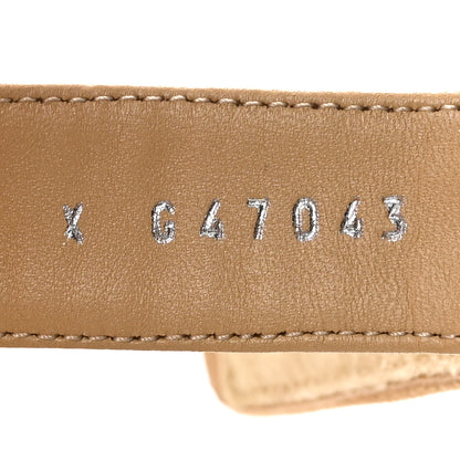 Chanel Suede Kidskin Velcro Mules 38 Beige 9 of 9