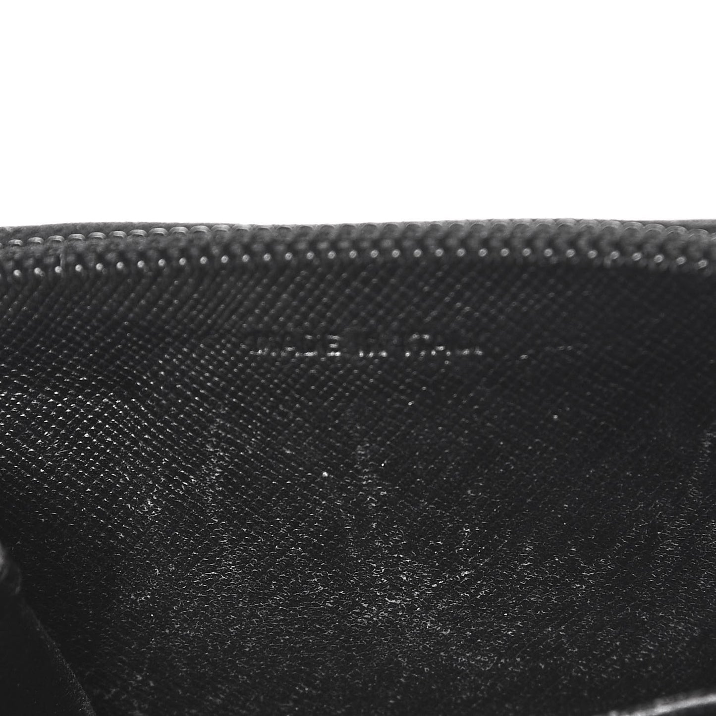 Saffiano Coin Purse Black