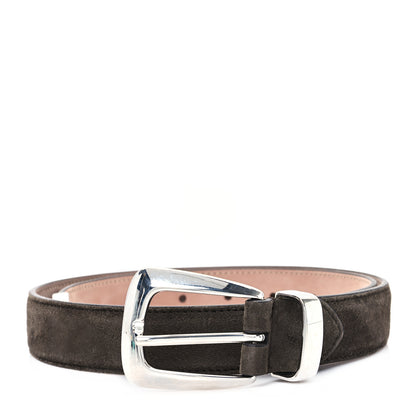 Khaite Suede Benny Belt 75 30 Taupe 1 of 4