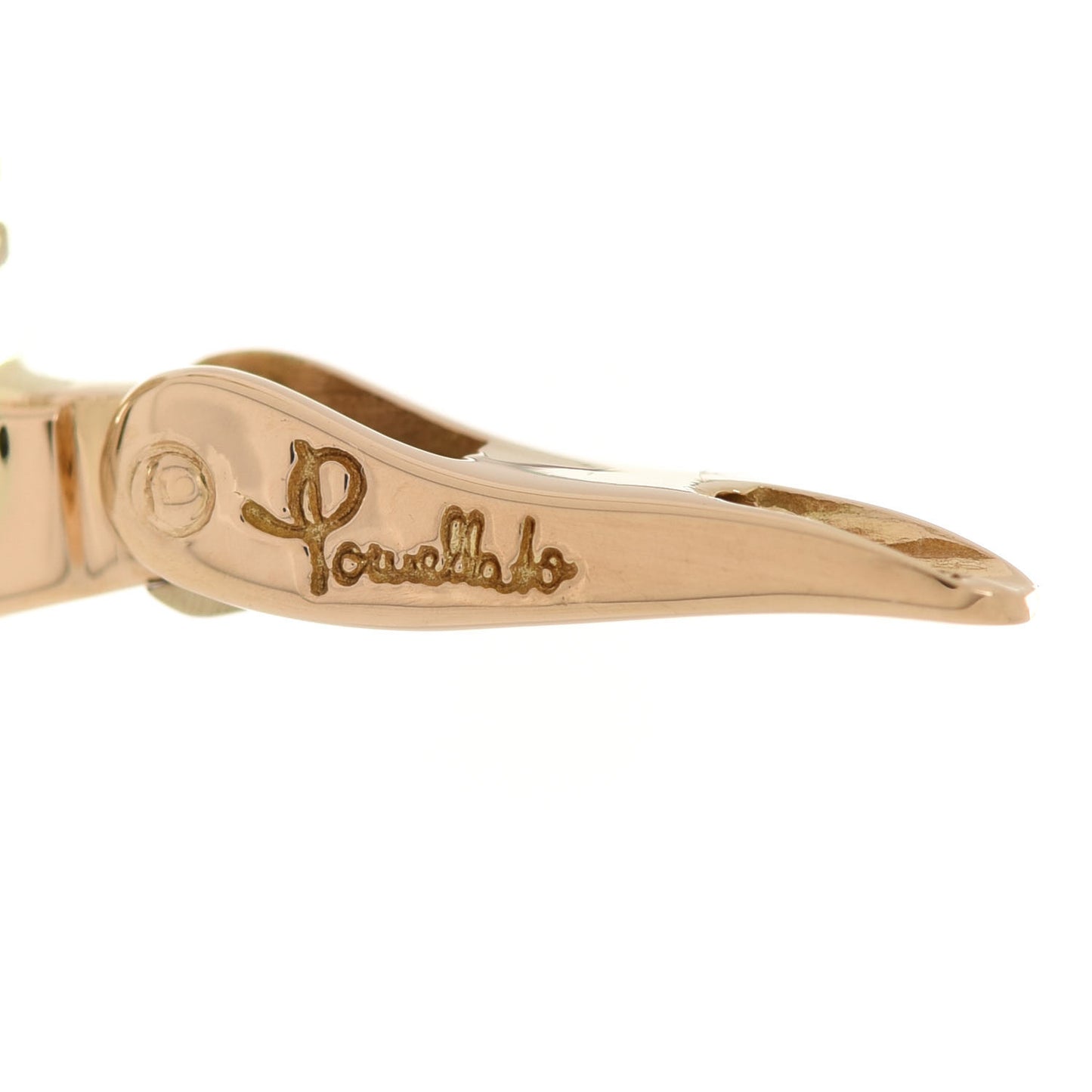 18K Rose Gold Prasiolite Classic Nudo Earrings