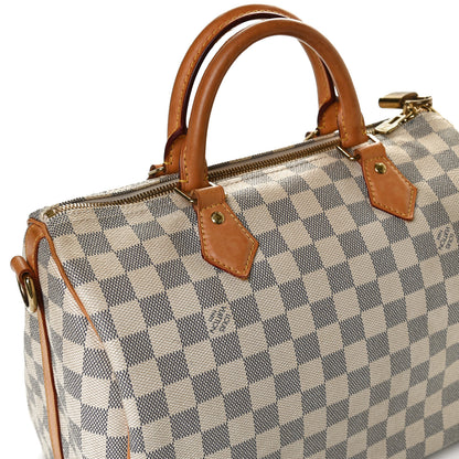 Louis Vuitton Damier Azur Speedy Bandouliere 30 12 of 13