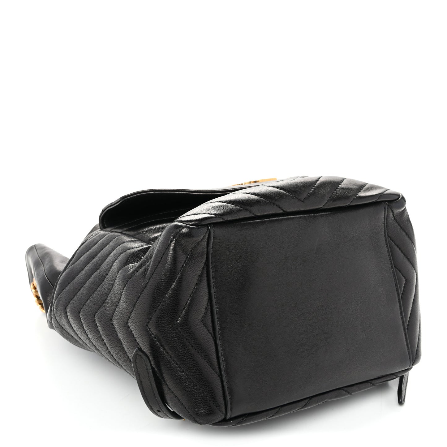 Lambskin Matelasse Monogram Joe Backpack Black
