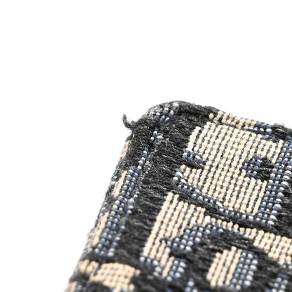 Christian Dior Oblique Vertical Saddle Pouch Blue 11 of 11