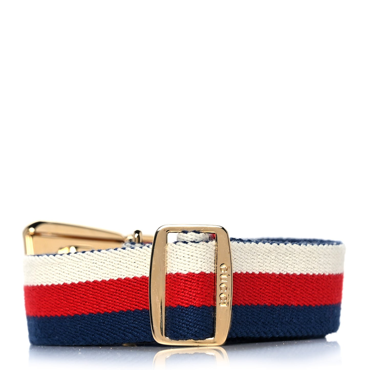 Canvas Sylvie Web Belt 95 38 Blue Red White