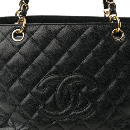 Chanel Caviar Quilted Petit Timeless Tote PTT Black 9 of 15