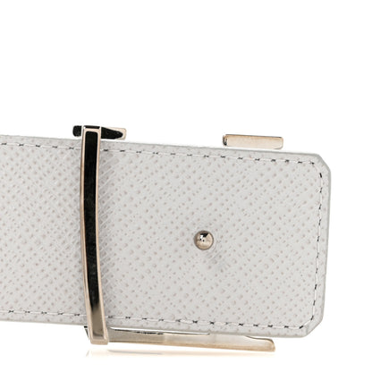 Louis Vuitton Taiga Monogram 40mm LV Initiales Belt 100 40 White 7 of 7