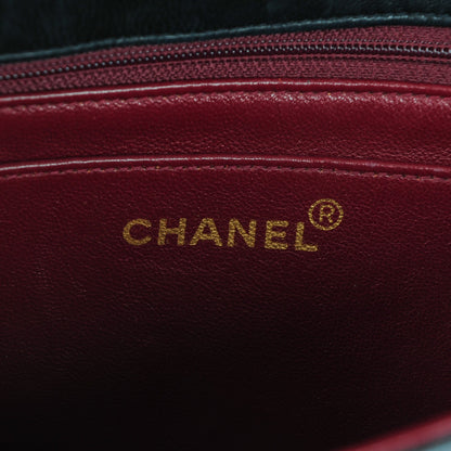 Chanel Lambskin Vertical Quilted Small Single Flap Black 8 of 10