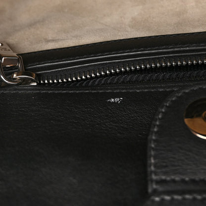 Prada City Calf Small Hand Stitched Galleria Double Zip Tote Black 11 of 11