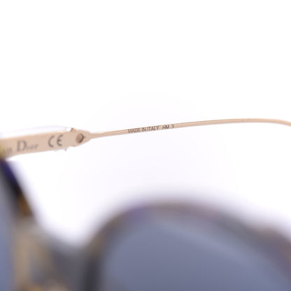Christian Dior Acetate Umbrage Round Sunglasses Tortoise Blue 6 of 10