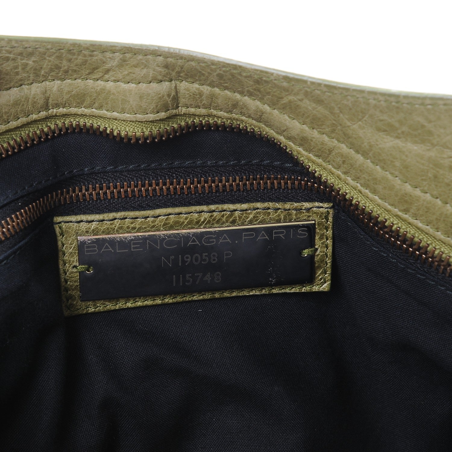 Balenciaga Agneau Classic Hardware City Light Olive 7 of 8