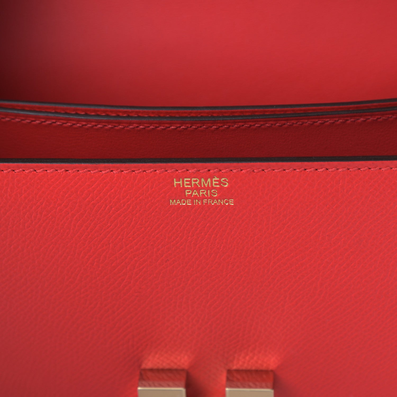 Hermes Epsom Mosaique Au 24-21 Rouge De Coeur 6 of 13