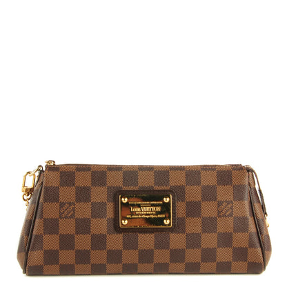 Louis Vuitton Damier Ebene Eva Clutch 1 of 7