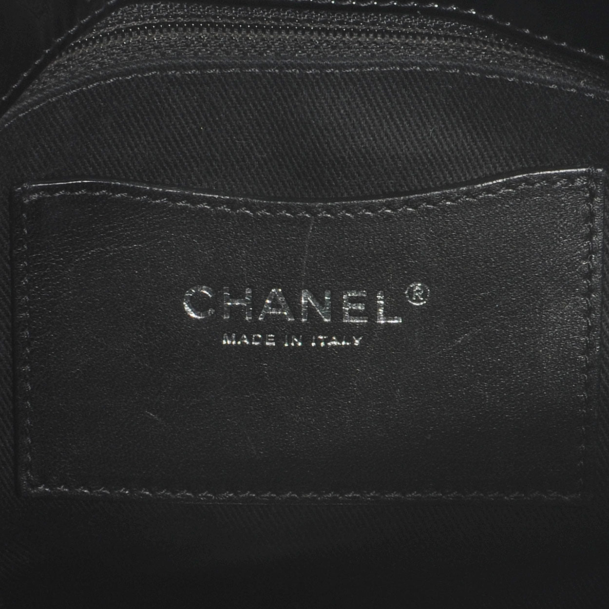 Chanel Patent Leather Large Just Mademoiselle Black 5 of 6