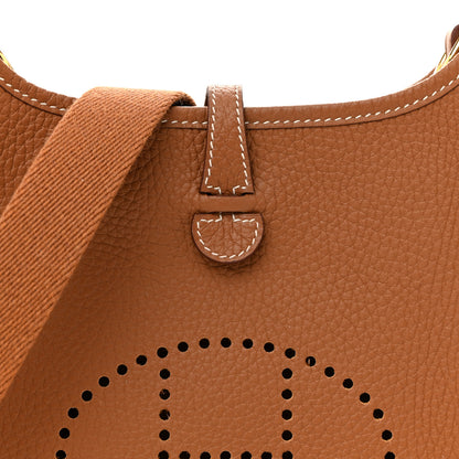 Hermes Taurillon Clemence Evelyne TPM Gold 8 of 13