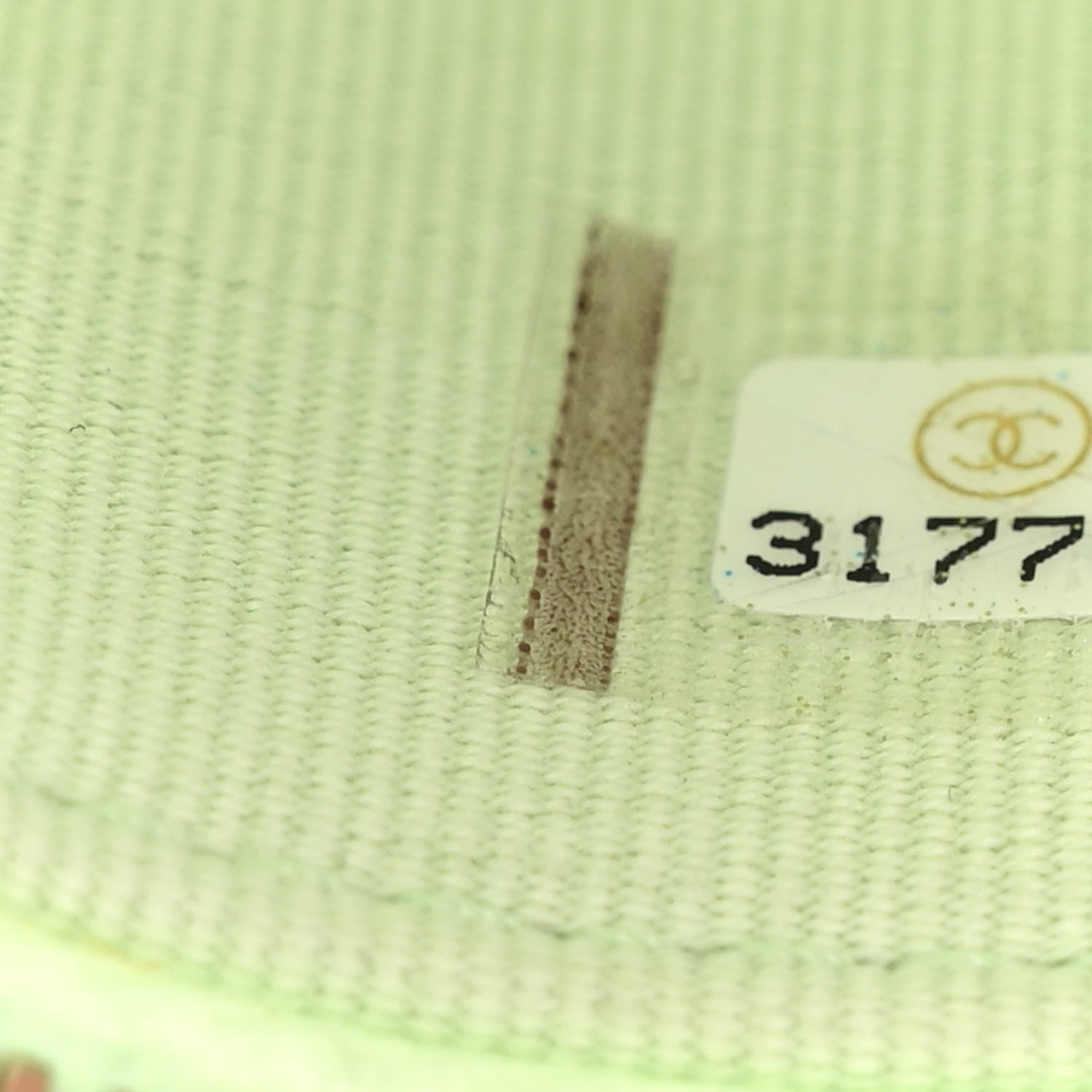 Chanel Caviar Quilted Small Handle With Care Vanity Case With Chain Light Green 8 of 12