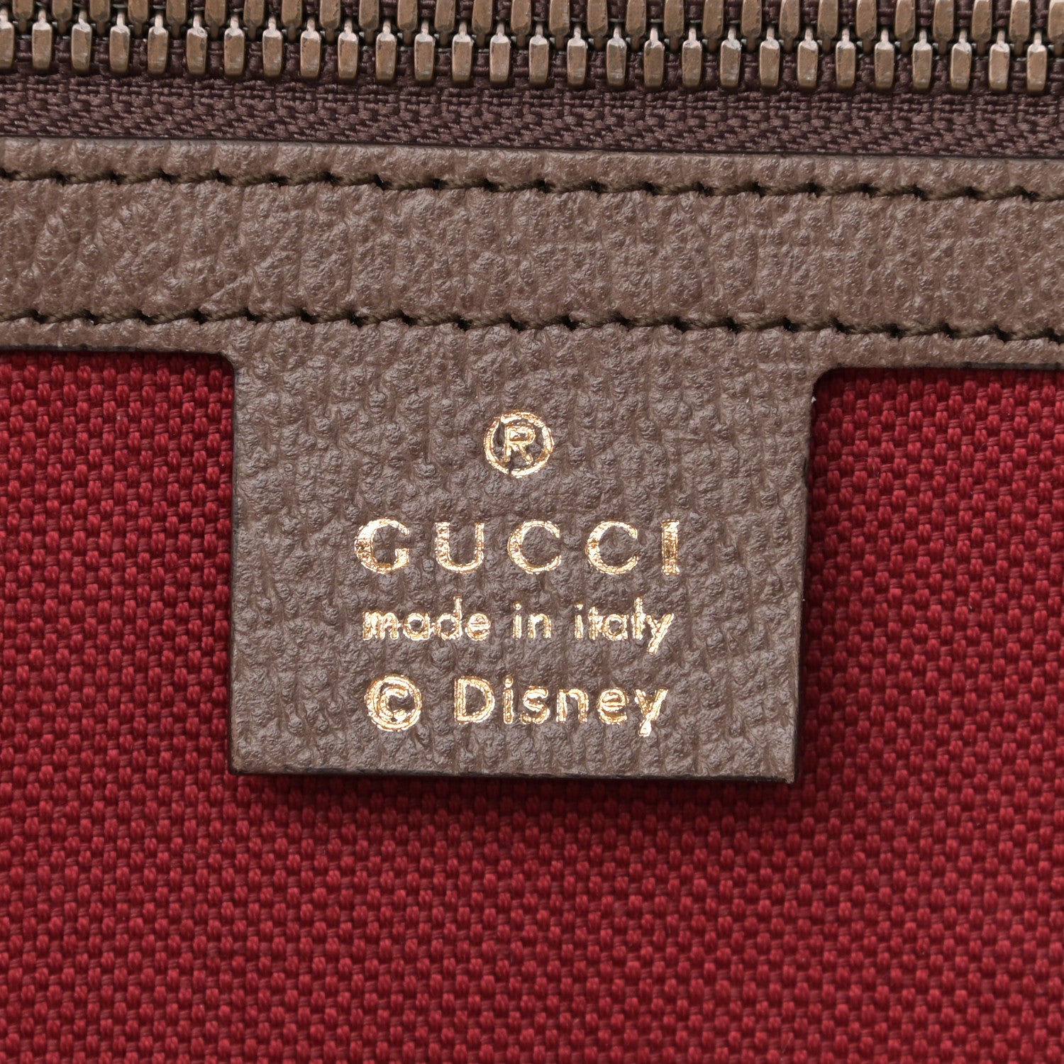 Gucci X DISNEY GG Supreme Monogram Donald Duck Retro Interlocking G Shopping Tote Beige Multicolor New Acero 5 of 9