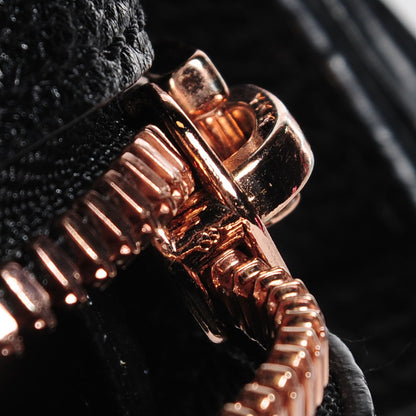 Alexander Wang Pebbled Calfskin Large Emile Black Rose Gold Hardware 8 of 10