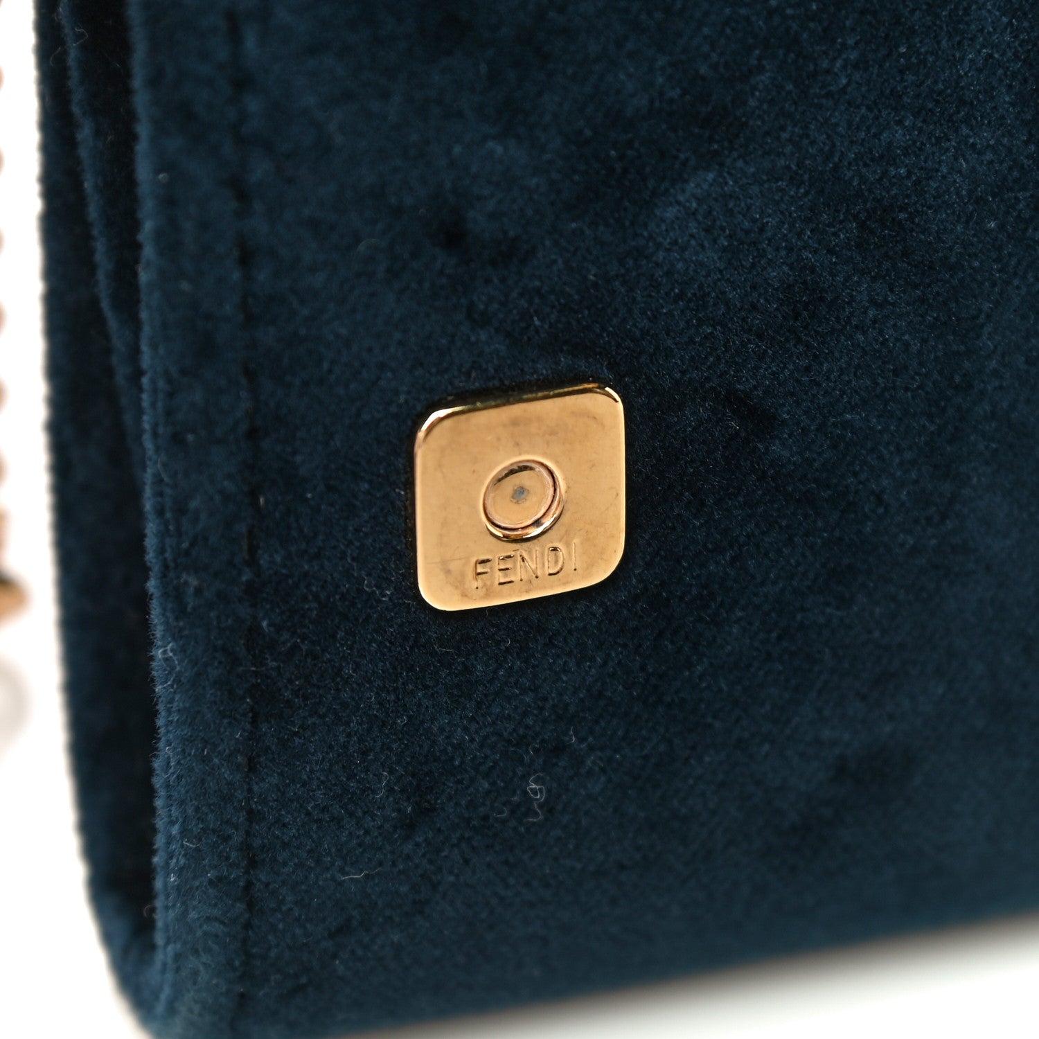 Fendi Velvet F is Fendi Wallet on Chain Blue 17 of 17