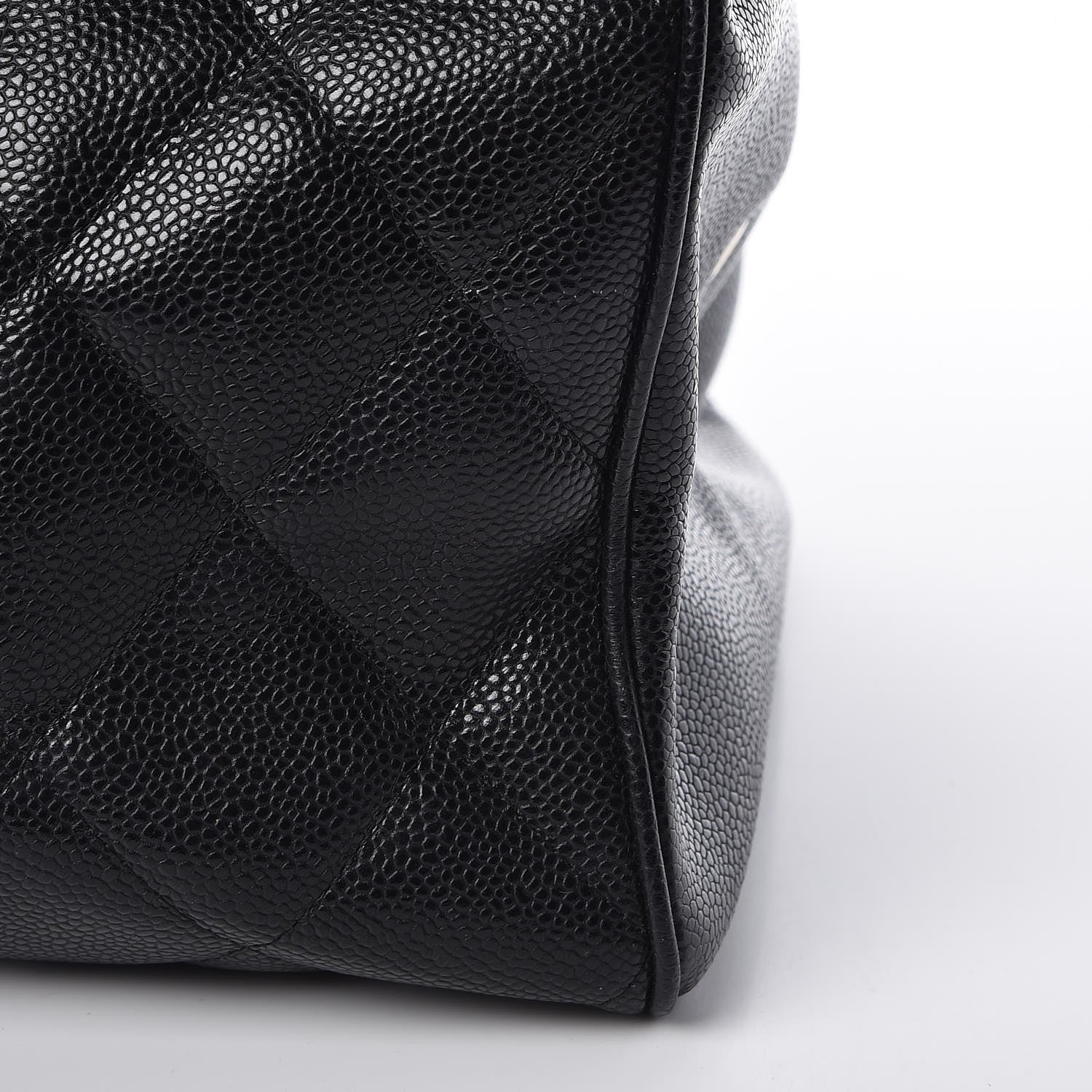Chanel Caviar Quilted CC Tote Black 9 of 15