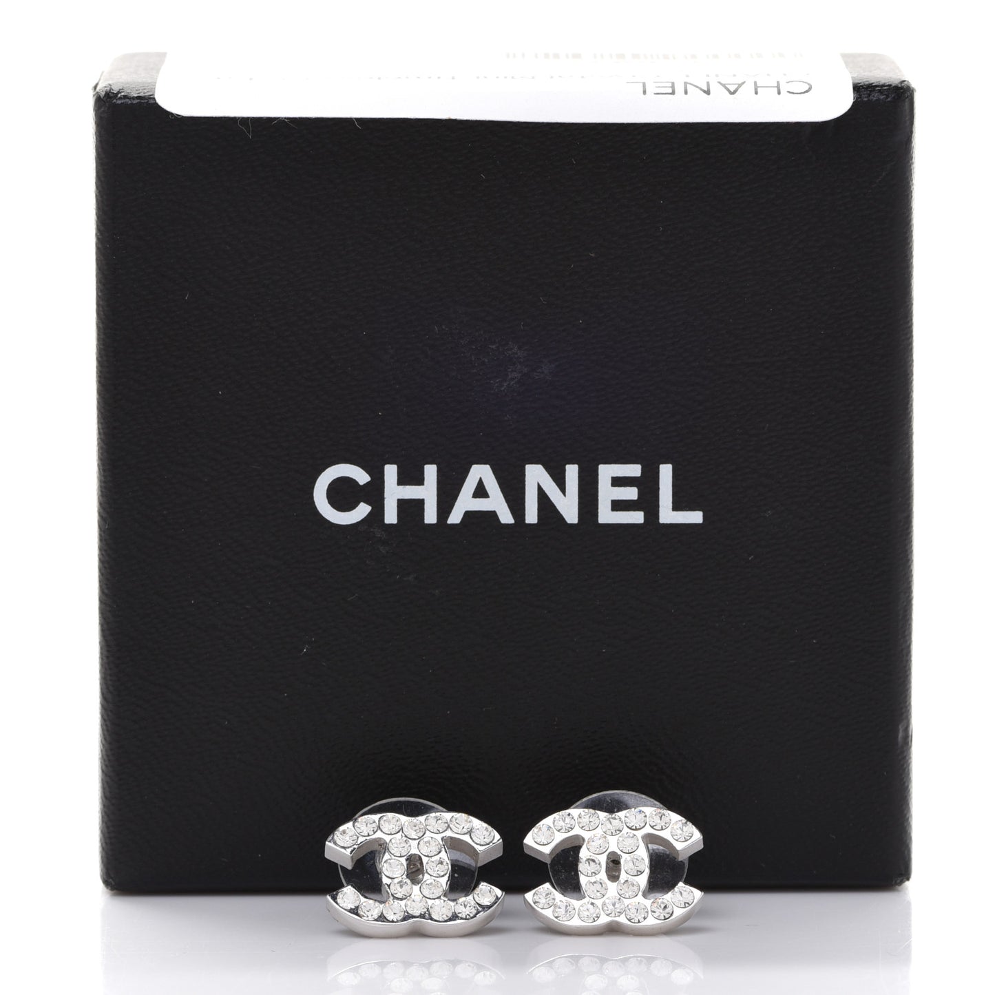 Crystal Mini Timeless CC Earrings Silver