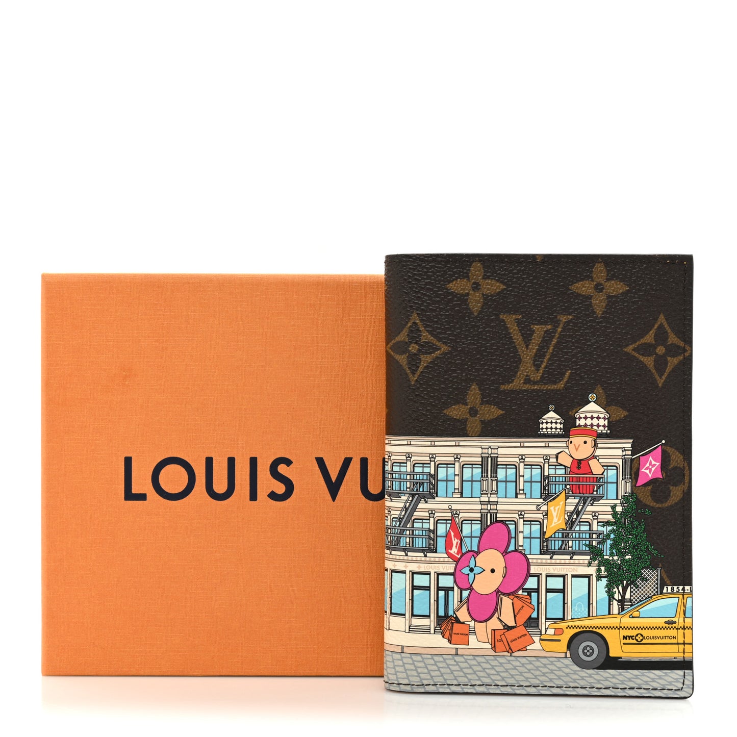 Monogram 2022 Christmas Animation New York Soho Passport Cover Yellow