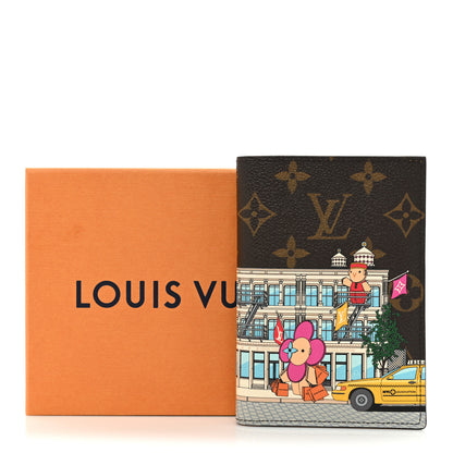 Louis Vuitton Monogram 2022 Christmas Animation New York Soho Passport Cover Yellow 9 of 9