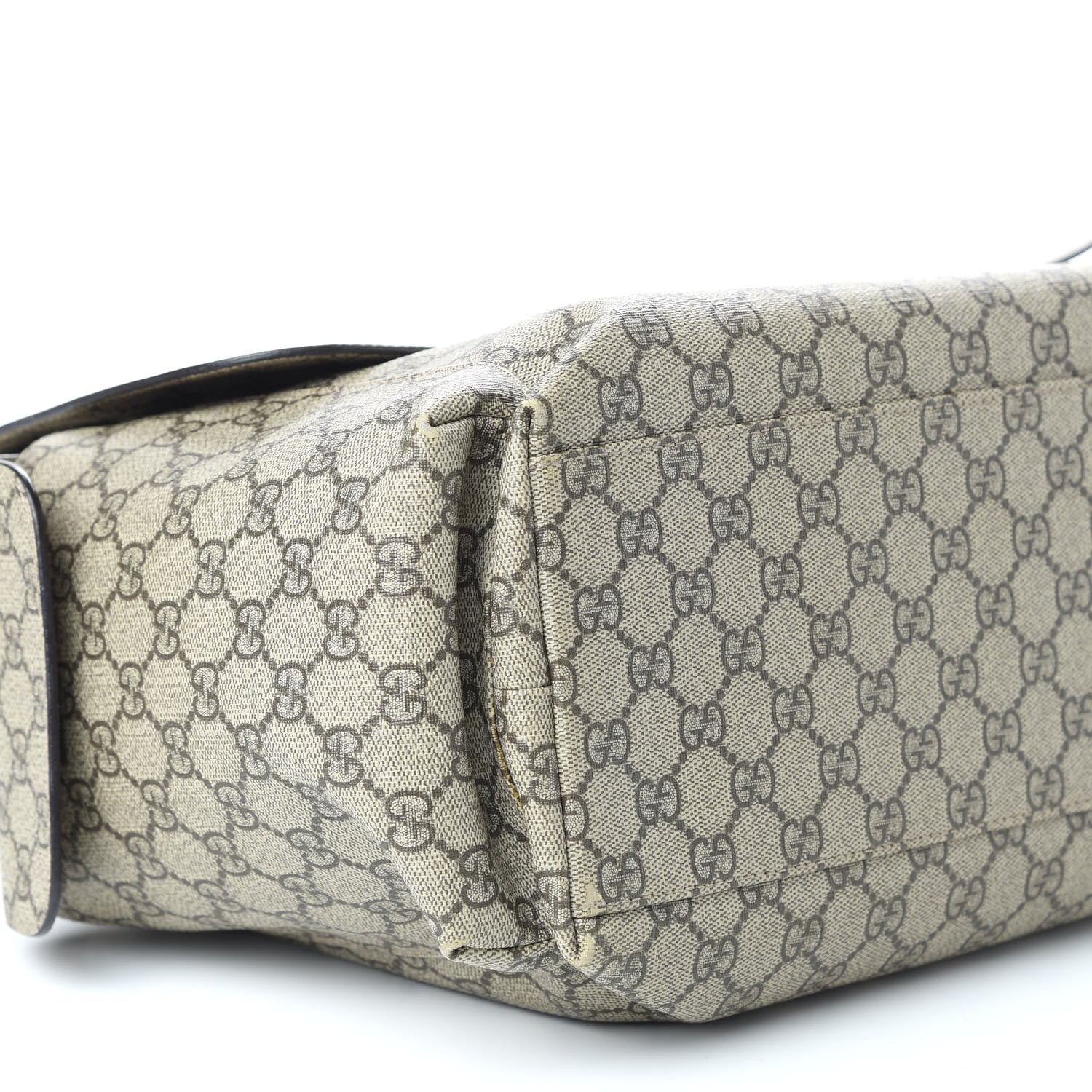 Gucci GG Plus Monogram Messenger Diaper Bag Dark Brown 6 of 11