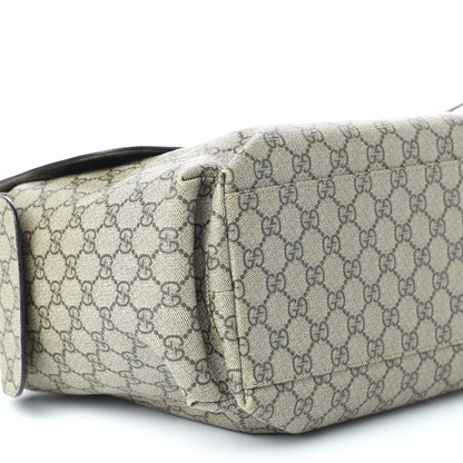 Gucci GG Plus Monogram Messenger Diaper Bag Dark Brown 6 of 11