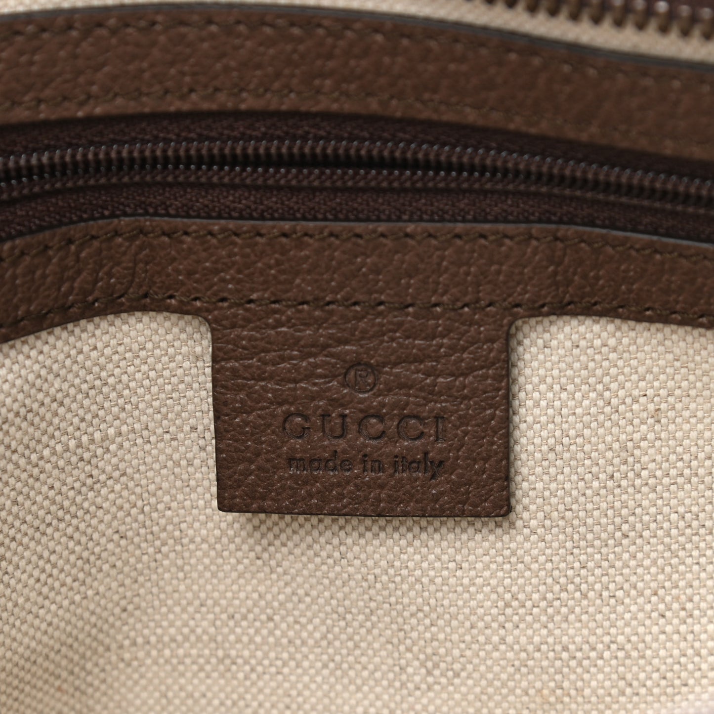 GG Supreme Monogram Web Ophidia GG Toiletry Case Beige New Acero