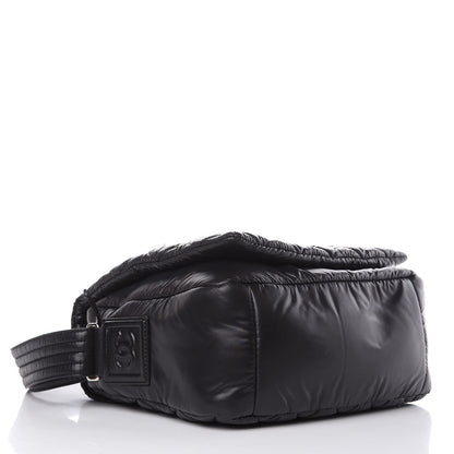 Chanel Nylon Small Coco Cocoon Messenger Bag Black 4 of 8
