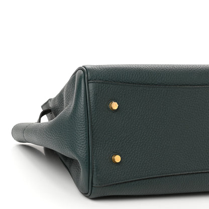 Mulberry Heavy Grain Belted Bayswater Tote Mulberry Green 8 of 10