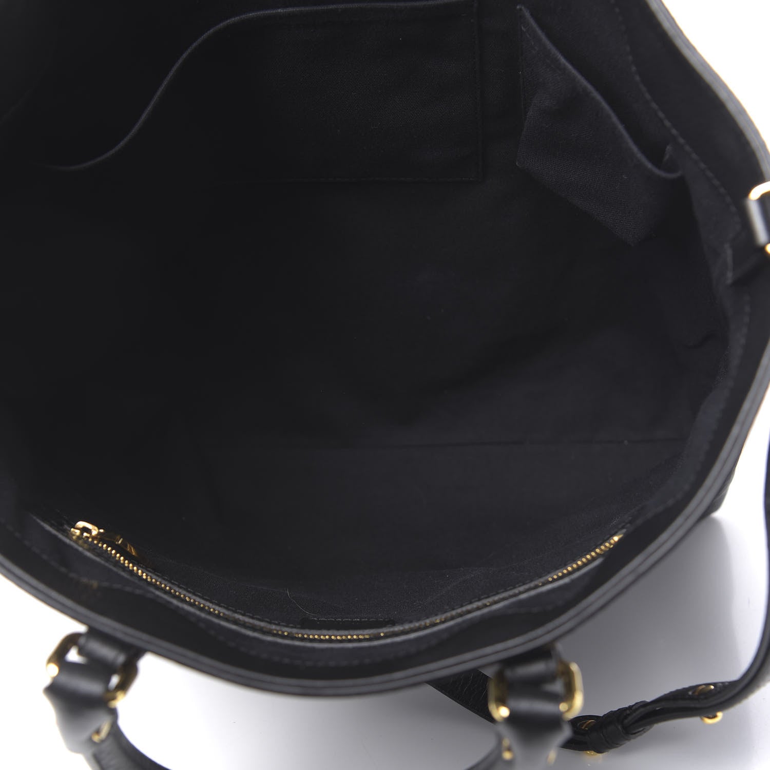 Versace Cervo Embossed Vitello Medusa Tote Black 6 of 15