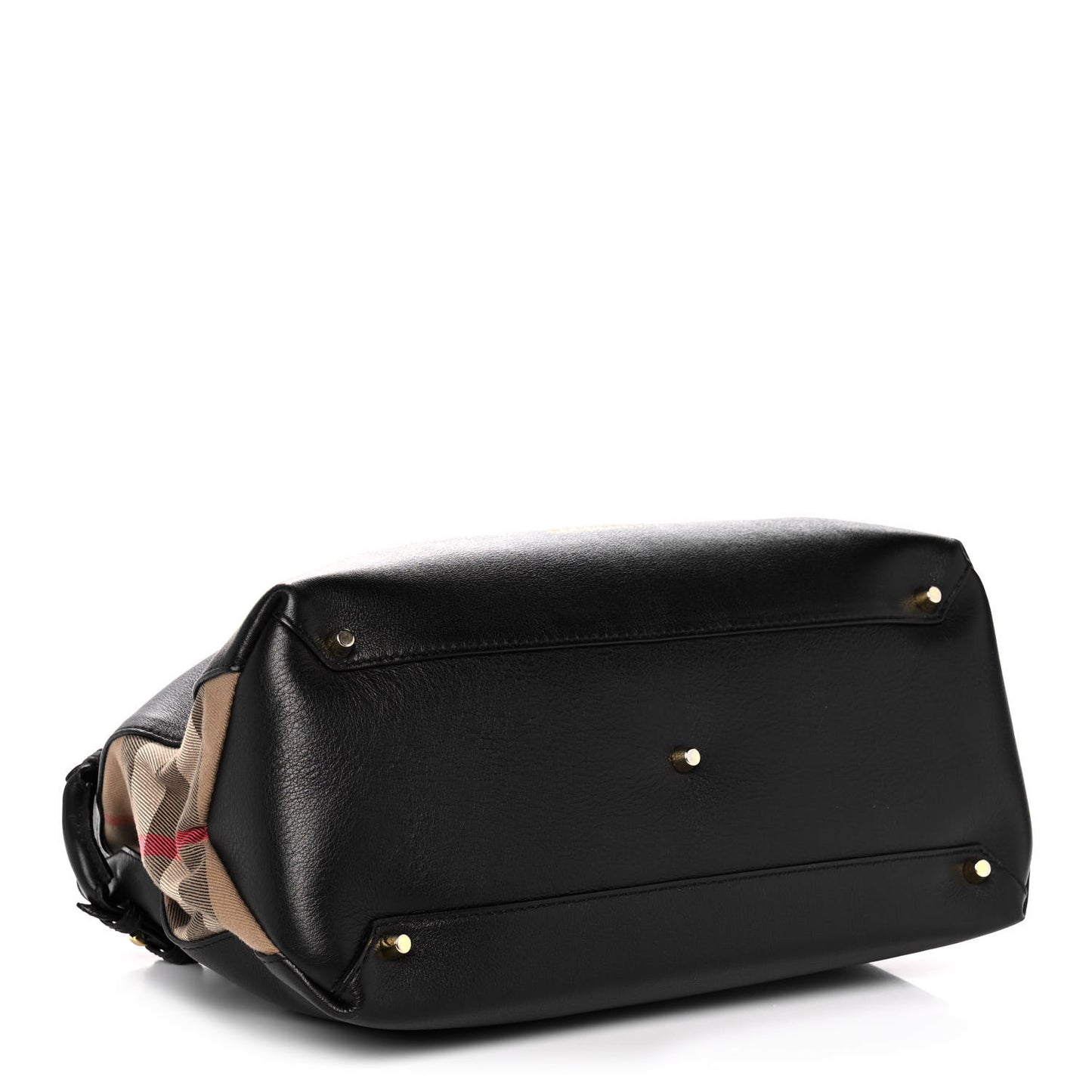 Smooth Calfskin Medium Sartorial Banner Tote Black