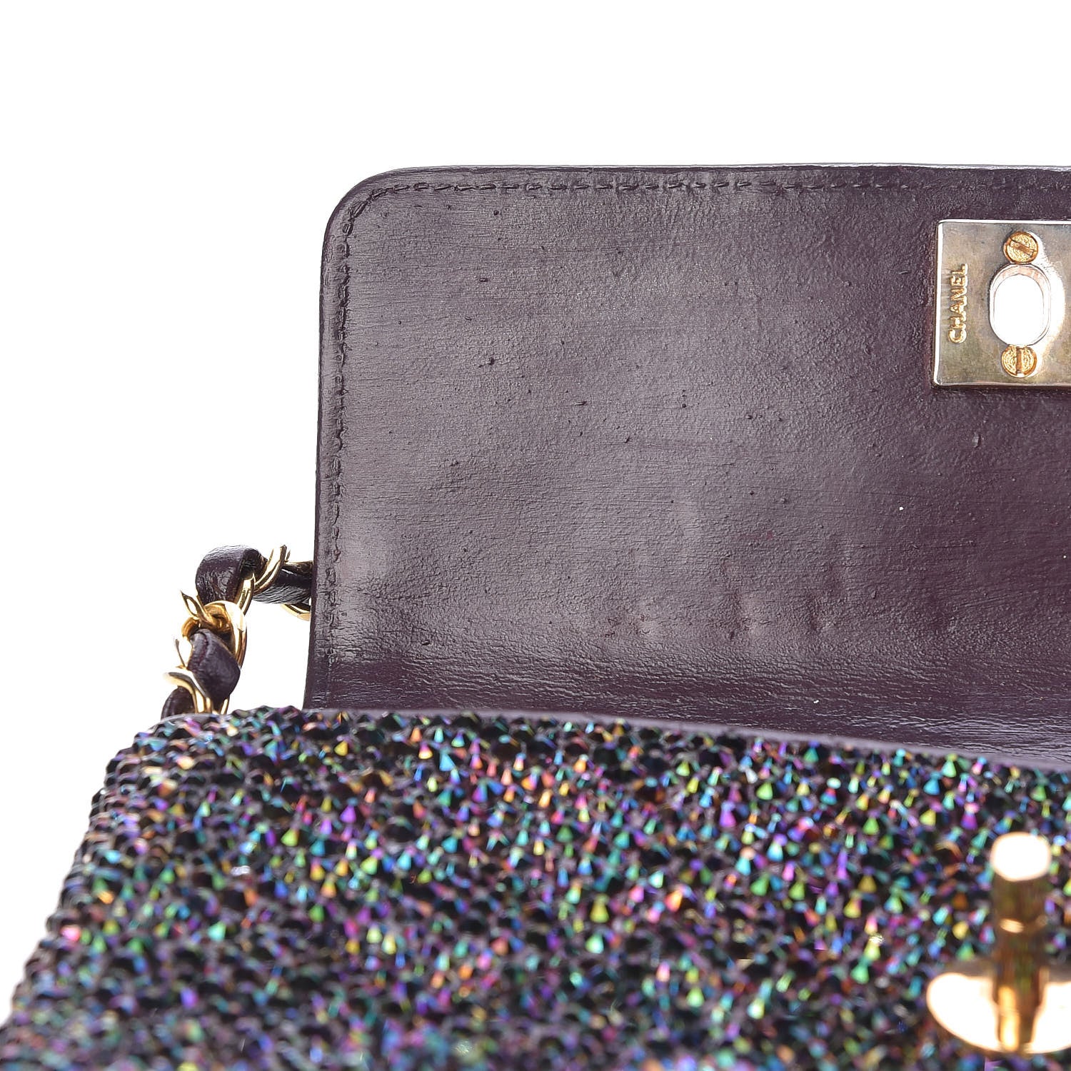Chanel Strass Encrusted Mini Rectangular Flap Bag Multicolor 18 of 20