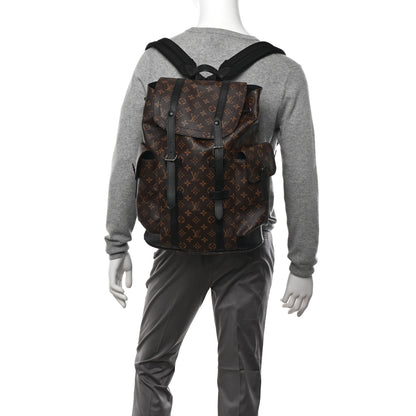 Louis Vuitton Monogram Macassar Christopher MM Backpack 2 of 15